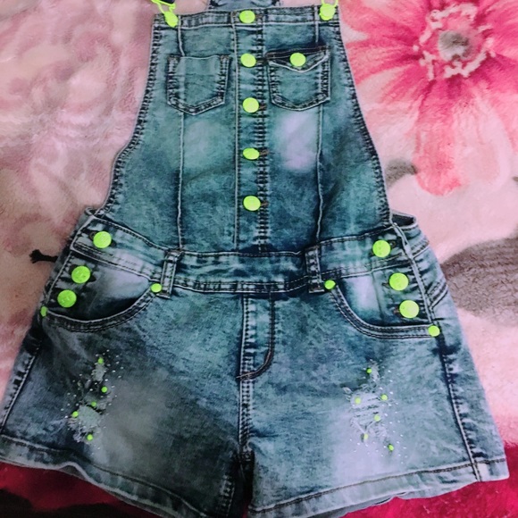 Jean Romper New W Tag - Picture 1 of 2